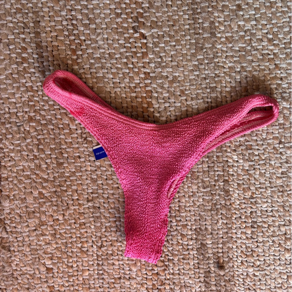Bound by bond-eye Pink Textured Bikini Bottom